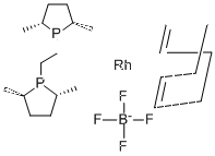 (+)-1,2-Bis((2R,5R)-2,5-dimethylphospholano)ethane(1,5-cyclooctadiene)rhodium(I) tetrafluoroborate
