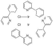 二氯四[ 2-(2-吡啶基)苯基]二铱(III)