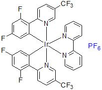 二[2-(2,4-二氟苯基)-5-三氟甲基吡啶][2-2'-联吡啶]铱二(六氟磷酸)盐