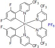 [5,5'-双(三氟甲基)-2,2'-联吡啶-ΚN,ΚN]双[3,5-二氟-2-[5-(三氟甲基)-2-吡啶基-ΚN]苯基]六氟磷酸铱