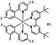 二[2-(2,4-二氟苯基)-5-三氟甲基吡啶][ 4,4'-二叔丁基-2,2'-联吡啶)]铱(III)六氟磷酸盐