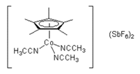 Tris(acetonitrile)pentamethylcyclopentadienylcobalt(II) hexafluoroantimonate